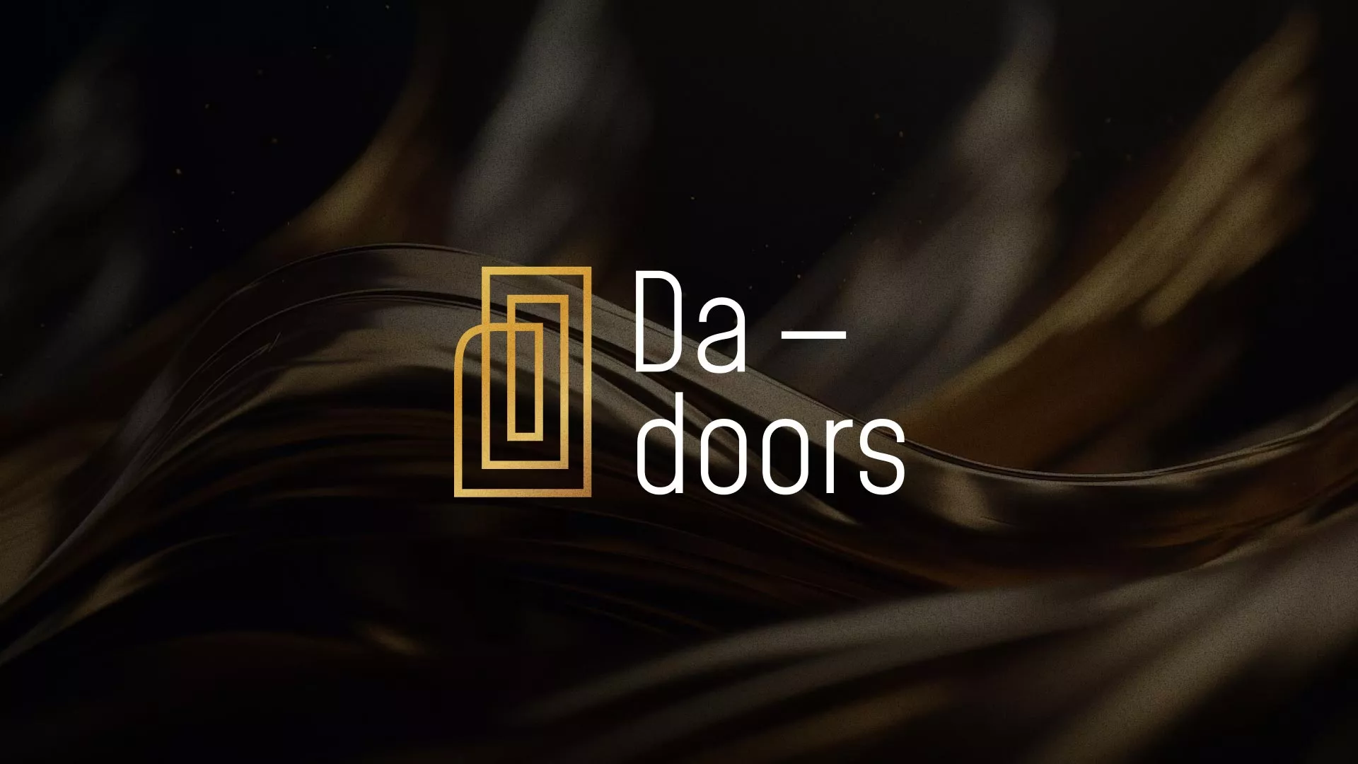 Разработка логотипа для компании «DA-DOORS» в Каргополе